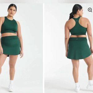 EUC Knix Good to Go High Neck Sports Bra - DARK GREEN (not as pictured) - Size L